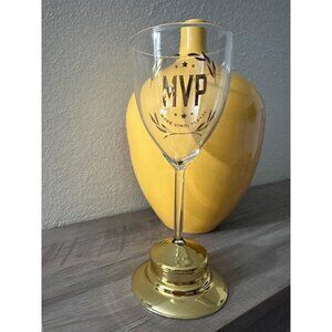 More Vino Please Wine Glass Genuine Fred MVP NEW Wine Lover Gift